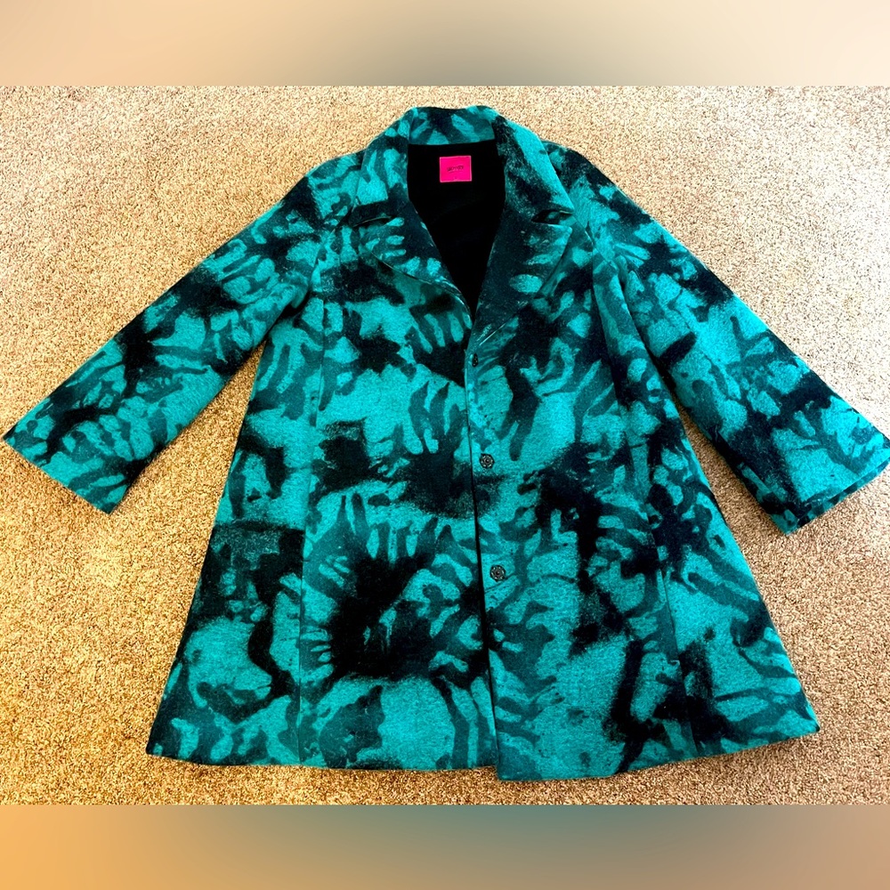 Save The Queen Italian Wool Coat Size Small